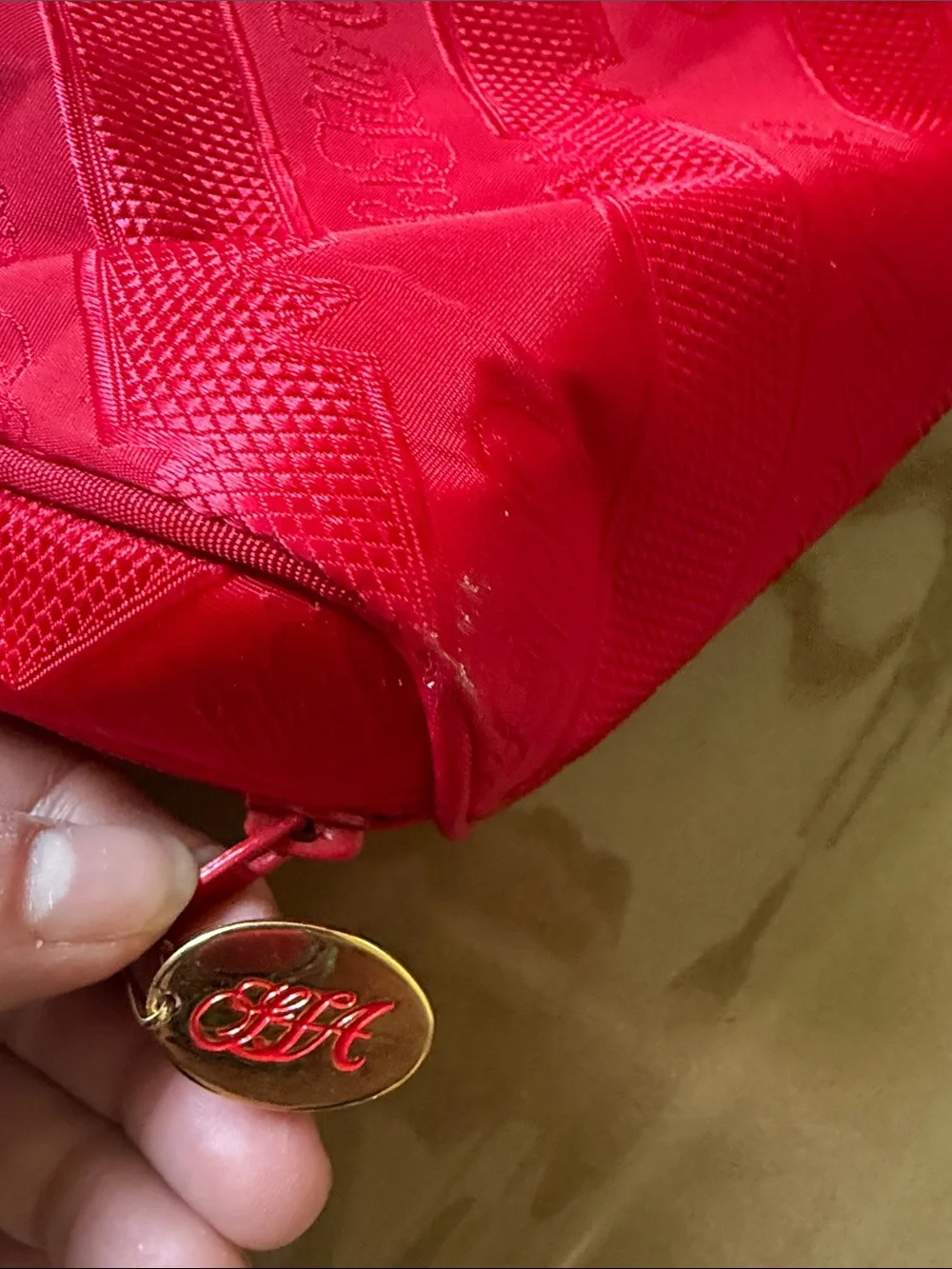 Saks Fifth Avenue travel cosmetics bag